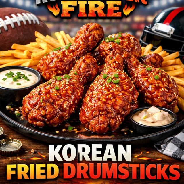 Large Combo (24 Wings, 12 Drumsticks & Fries).