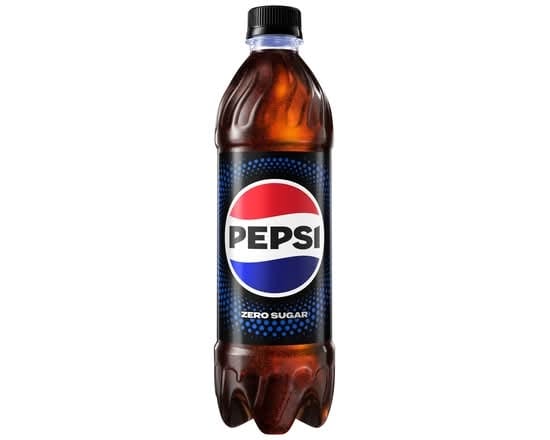 Bottled Pepsi Zero.