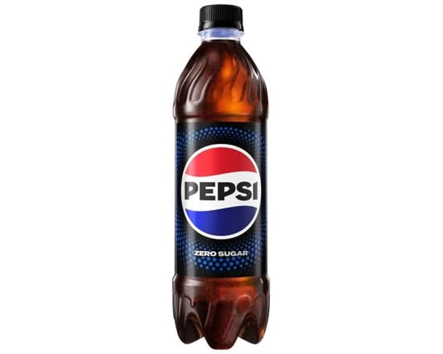 Bottled Pepsi Zero.